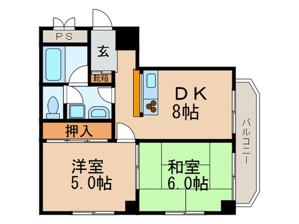 町屋伸和ビルの物件間取画像